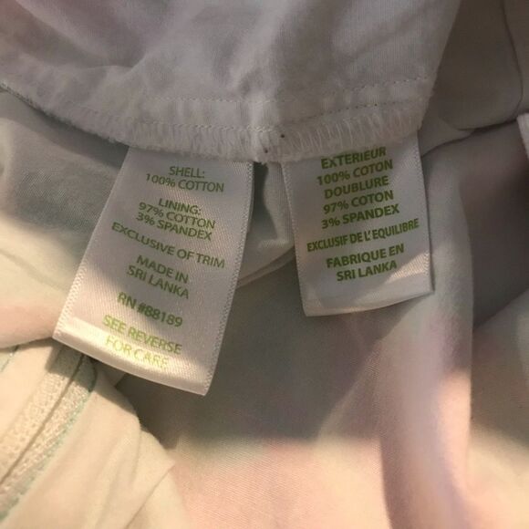 Lilly Pulitzer Buttercup Stretch Shorts Size 4 Scalloped Hem Carnival Coral - Picture 7 of 10